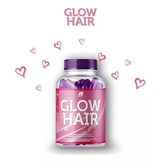 Glow Hair 1 Pote Cabelos Fortes E Lindos Gummy Hair