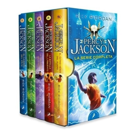 Percy Jackson - La Serie Completa En Estuche (5 Libros) - Fo