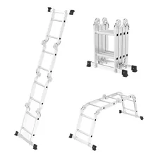 Escalera de tijera, tipo ll, 5 peldaños, fibra de vidrio Truper EST-25FV  100225 – Mundo Constructor