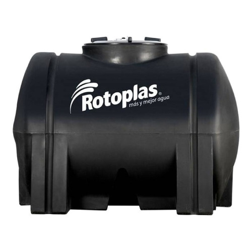 Tanque de agua Forteplas Rotoplas Bicapa horizontal polietileno 500L negro de 88 cm x 72 cm