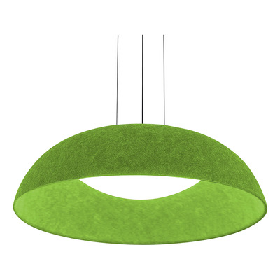 Colgante Led 72w Cct Ø50cm Fieltro Verde Mks - Verde