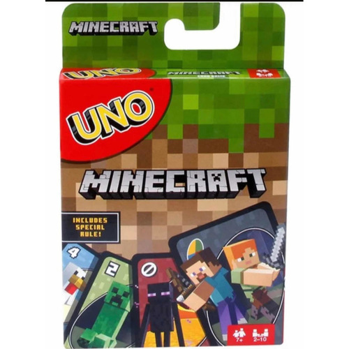 Juego De Cartas Uno Minecraftt Mattel Games