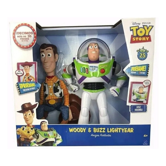 Woody Y Buzz Lightyear Amigos Parlantes Toy Story Disney