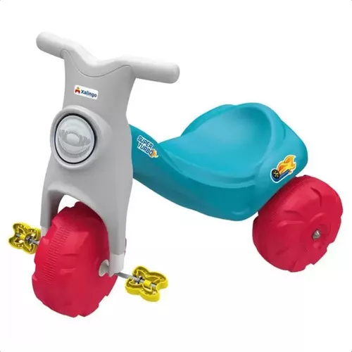 Triciclo Infantil Motoca Velocita Lilás C/ Empurrador Menina