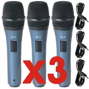 3 Microfono Ross Fm138 Para Cantante Karaoke - Cuo