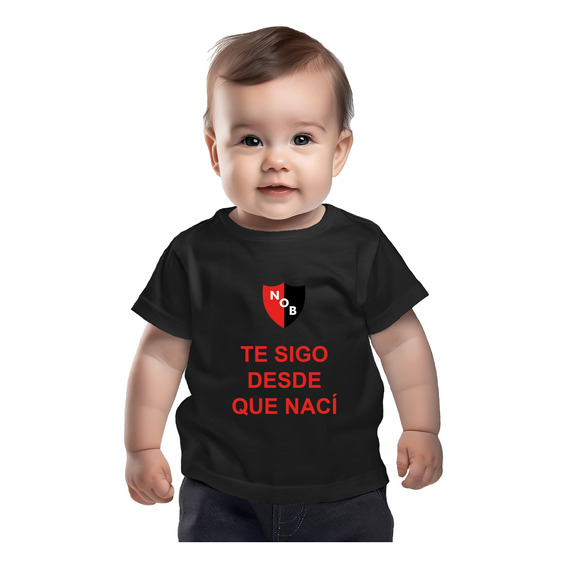 Remera Bebé Recién Nacido Newells Para Regalo Algodon Suave