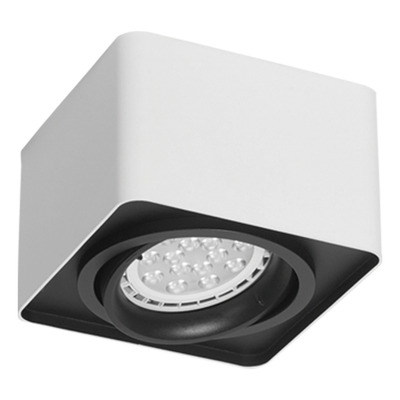 Plafon Cardanico 1 Luz Vancouver Blanco Apto Led Ar111
