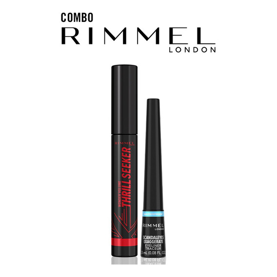 Set Rimmel: Thrill Seeker Extra Black + Delineador De Ojos S