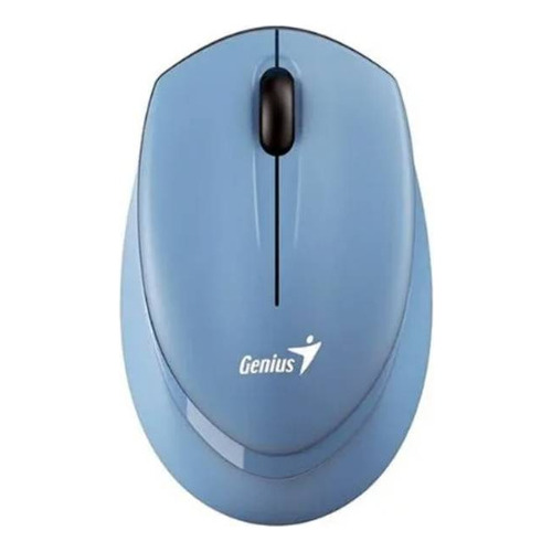 Mouse Genius Nx-7009 Wireless Blueeye Ergonomico Color Azul Gris