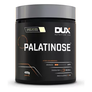 Palatinose - Pote 400g Dux Nutrition Sabor Sem Sabor Tamanho Valor Customizado