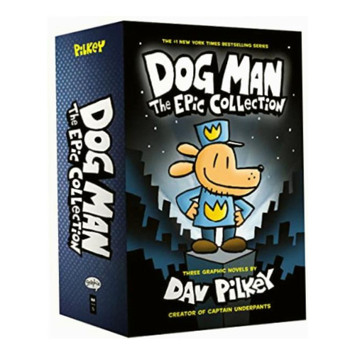 Pack (3) Libros Dog Man Epic Collection+unleashed +2 Kitties