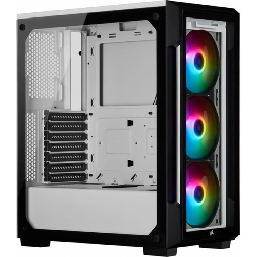 Gabinete Corsair Icue 220t Rgb Tg White Cc-9011191-ww / /vc