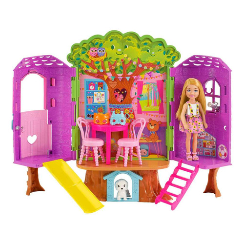 Set de juguetes Chelsea Tree House Barbie The Movie