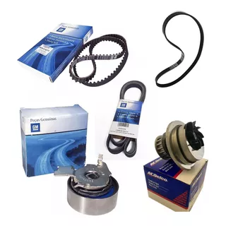 Kit Distribucion + Correas Poly V + Bomba Acdelco Onix 100%