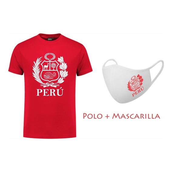 Polo Escudo Perú / Personalizado  (niños Y Adultos)