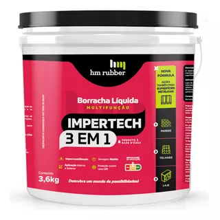 Hm Rubber Impertech Antimofos Branco 