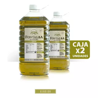 Aceite De Oliva Virgen Fontalba Clásico X2 Bidón De 5l