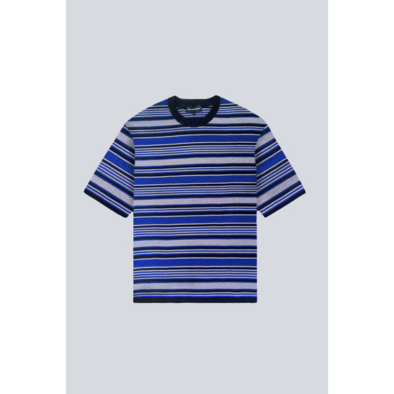 Polo Boxy Oversize Fit Knitted - Azulino