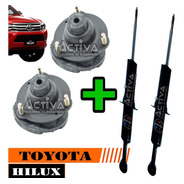 Amortiguador Kit X2 Toyota Hilux 4x2/4x4 + Cazoletas