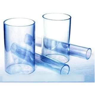 Tubo Transparente 1-1/2'' X 3 Mts Pvc Hidraulico Cedula 40