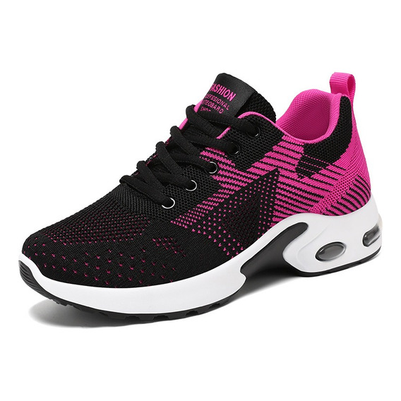 Zapatillas De Tenis Transpirables Color Block Para Mujer 