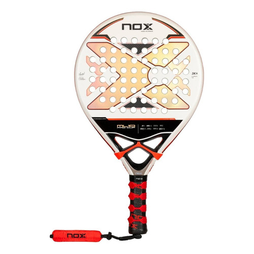 Pala Nox Ml10 Luxury Pro Cup 2024 + Funda+ Overgrip Color Blanco