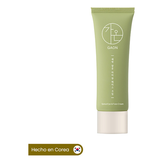 Crema Hidratante Facial Y Contorno De Ojos Vegano Gaon 50ml