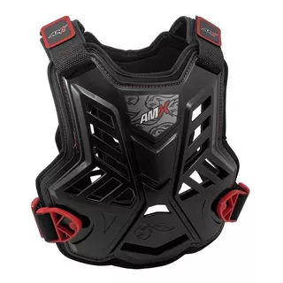 Colete Motocross Trilha Amx Control Infantil Preto