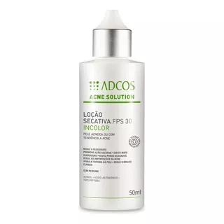 Acne Solution Loção Secativa Fps 30 Incolor 50ml Adcos