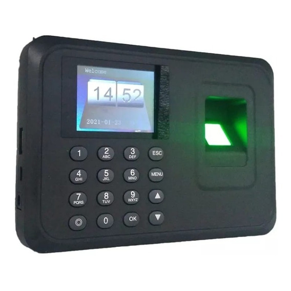 Reloj Biometrico Control Asistencia Reconocimiento Dactilar