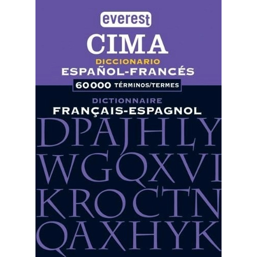 Libro Diccionario Bilingue  Cima-everest  Frances Espa/ol 
