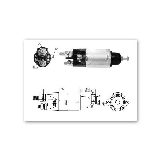 Solenoide Delco Mercedes Benz Axor/atron 24v Delco