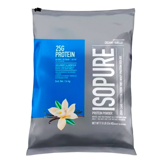 Isopure Proteína Cero Carbohidratos 7.5 Lbs Sabores Sabor Vainilla