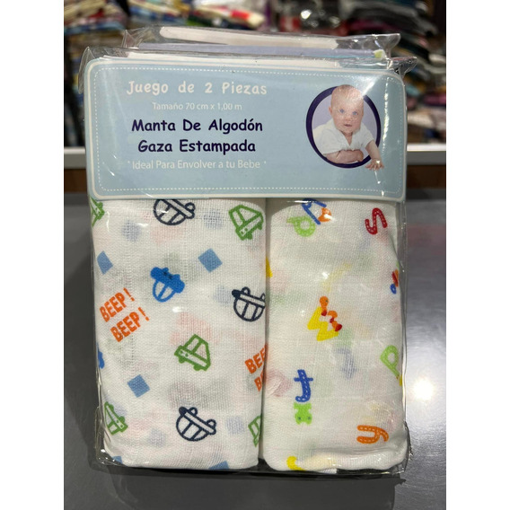 2 Sabanita Para Bebe Sabana Algodon Pack Color Blanco Diseño De La Tela Carritos