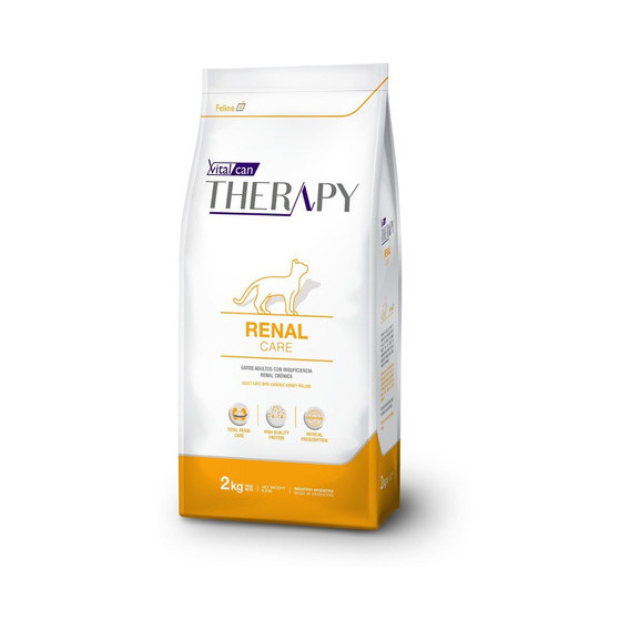 Vitalcan therapy alimento renal care para gato adulto sabor mix en bolsa de 2 kg