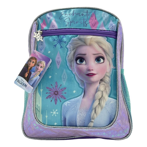 Mochila Frozen Bolsas Ruz 173670 Color Multicolor E7 Color Lila Diseño de la tela Liso