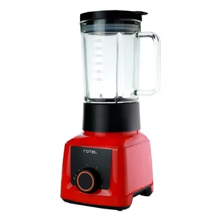 Licuadora Profesional Rotel + Accesorios Glass 1000w 2.3lts Color Rojo