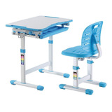 Mesa Y Silla Ajustables Azules Para Niños - B201s-blue