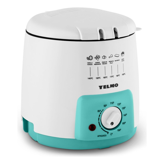 Freidora Eléctrica Yelmo Fr-7300 1.5l Blanca 220v