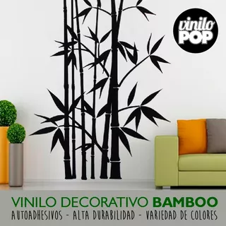 Vinilos Decorativos Cañas Bambu Bamboo Ploteo Pared Vidrio
