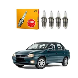  Jogo Velas Ngk Corsa Sedan 1.0 8v 1994 A 1997