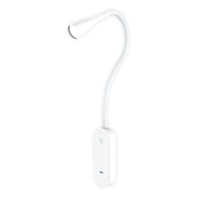 Aplique Pared Led Para Pared Soft Blanco 5w Usb Tbcin Blanco