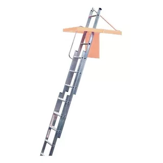 Escada Para Sotão Retratil Aluminio 3 Lances Até 3,20 M
