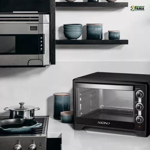 Horno De Mesa Eléctrico Mueller Decorato 44l Negro 220v Ltc - La