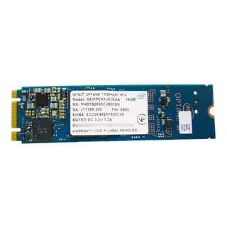 Modulo De Memoria Intel Optane 16gb Pcie 3.0 Mempek1j016ga