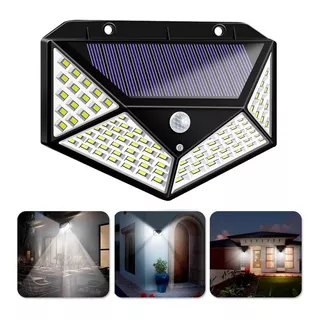 Lámpara Solar Led Exterior Recargable Gran Área Iluminación