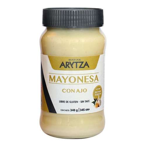 Mayonesa Arytza Con Ajo X 340 Gramos