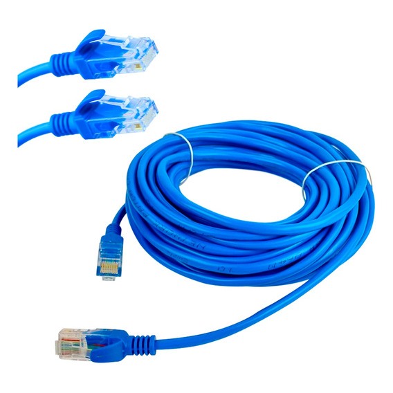 Cable Red 10 Mts Categoría Cat5 Utp Rj45 Ethernet Internet