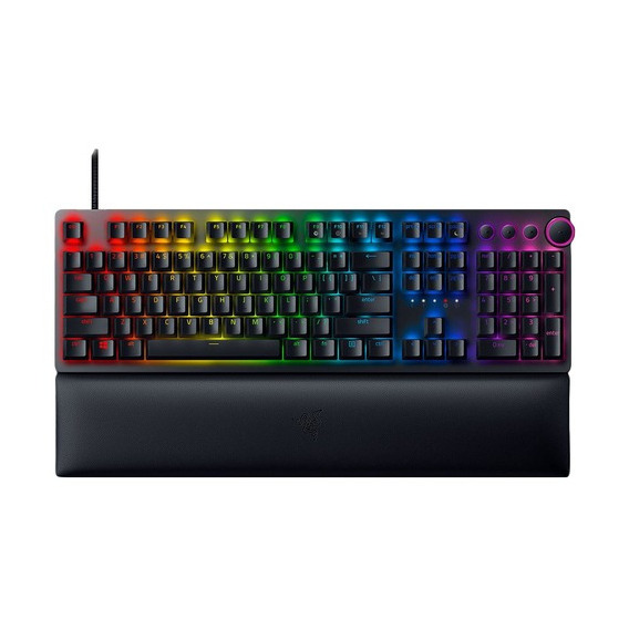 Teclado Razer Huntsman V2 Black, Sw Red, Us, Tienda Oficial Color del teclado Negro Idioma Inglés US