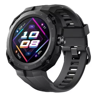 Huawei Watch Gt Cyber + 2 Correas + Garantía Por Accidente Diseño De La Correa Correa De Caucho Negro De Alto Rendimiento